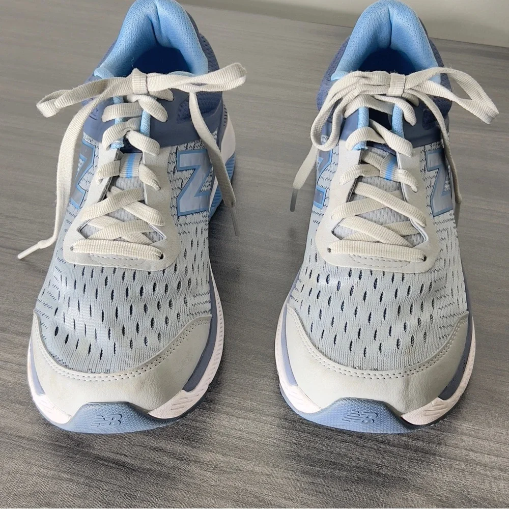 New Balance Womens 847 V4 WW847LG4 Gray Blue Running Shoes Sneakers Size 10 - Picture 2 of 7